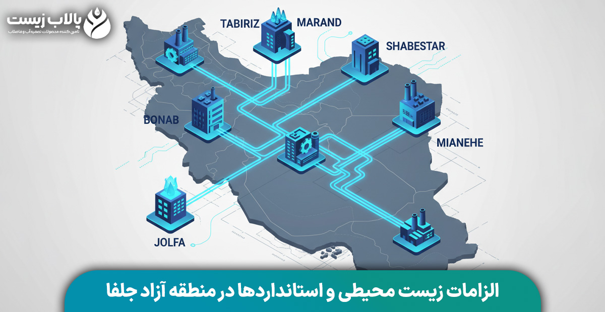الزامات زیست محیطی و استانداردها در منطقه آزاد جلفا