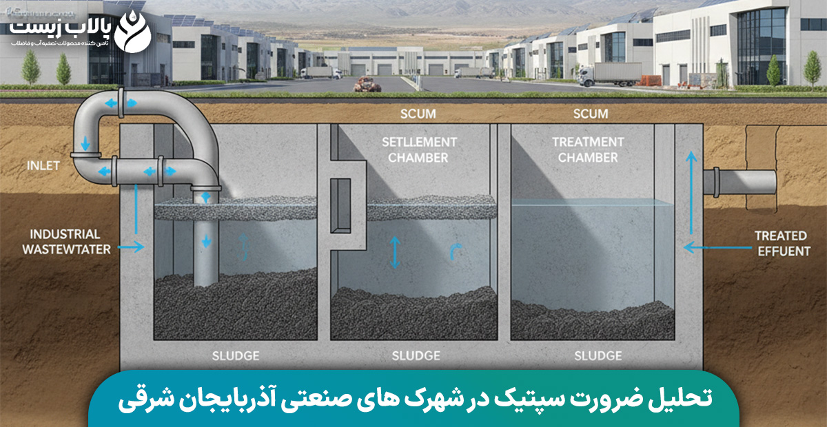 تحلیل ضرورت سپتیک در شهرک های صنعتی آذربایجان شرقی