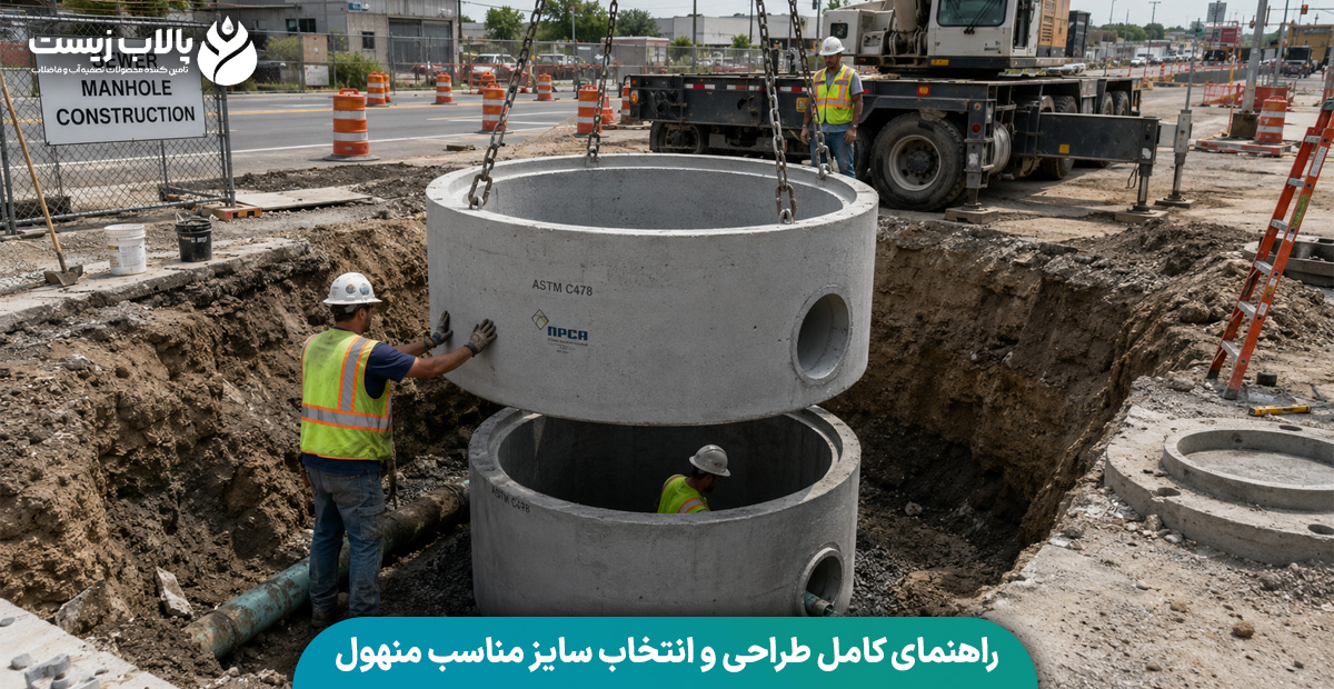 راهنمای کامل طراحی و انتخاب سایز مناسب منهول