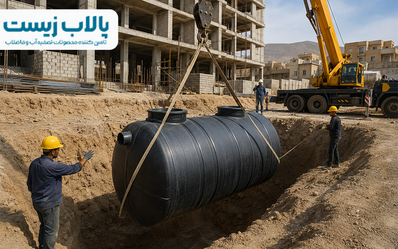 سپتیک تانک پروژه اجرایی